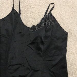 Body Chic Embellished Satin Cami